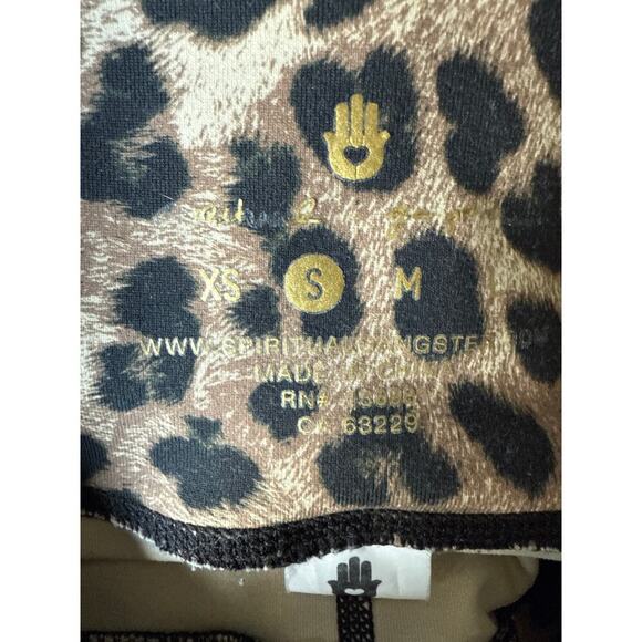 Spiritual Gangster Cheetah Perfect High Waist Leggings Womens Small Animal Print - Picture 10 of 12